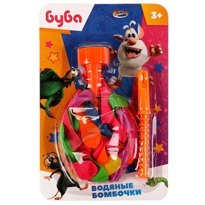 Водяные бомбочки БУБА 60 шт. ИГРАЕМ ВМЕСТЕ в кор.4*108наб