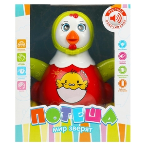 Игрушка на бат. курочка, свет+звук ZYA-A2759-1 в русс. кор. в кор.2*36шт