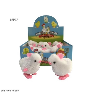 Игрушка заводная зайчик в дисплее уп-12шт в кор.2*30уп