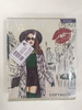 Тетрадь 48л., А5, клетка, Alingar "Girls in the city", скрепка, мелованный картон, 4 дизайна в пленк