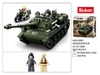 Конструктор пласт. танк с фигурками, 338дет в кор в кор.16шт