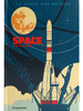 ЕЖЕДНЕВНИК А5, 136л. ПОКОРЕНИЕ КОСМОСА-1 (136-4852) 7БЦ, лен, цвет.мелов обл., недатиров.