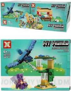Конструктор Фигурки из кубиков ALPAGA GARDEN. 8 в 1. До 81 детали